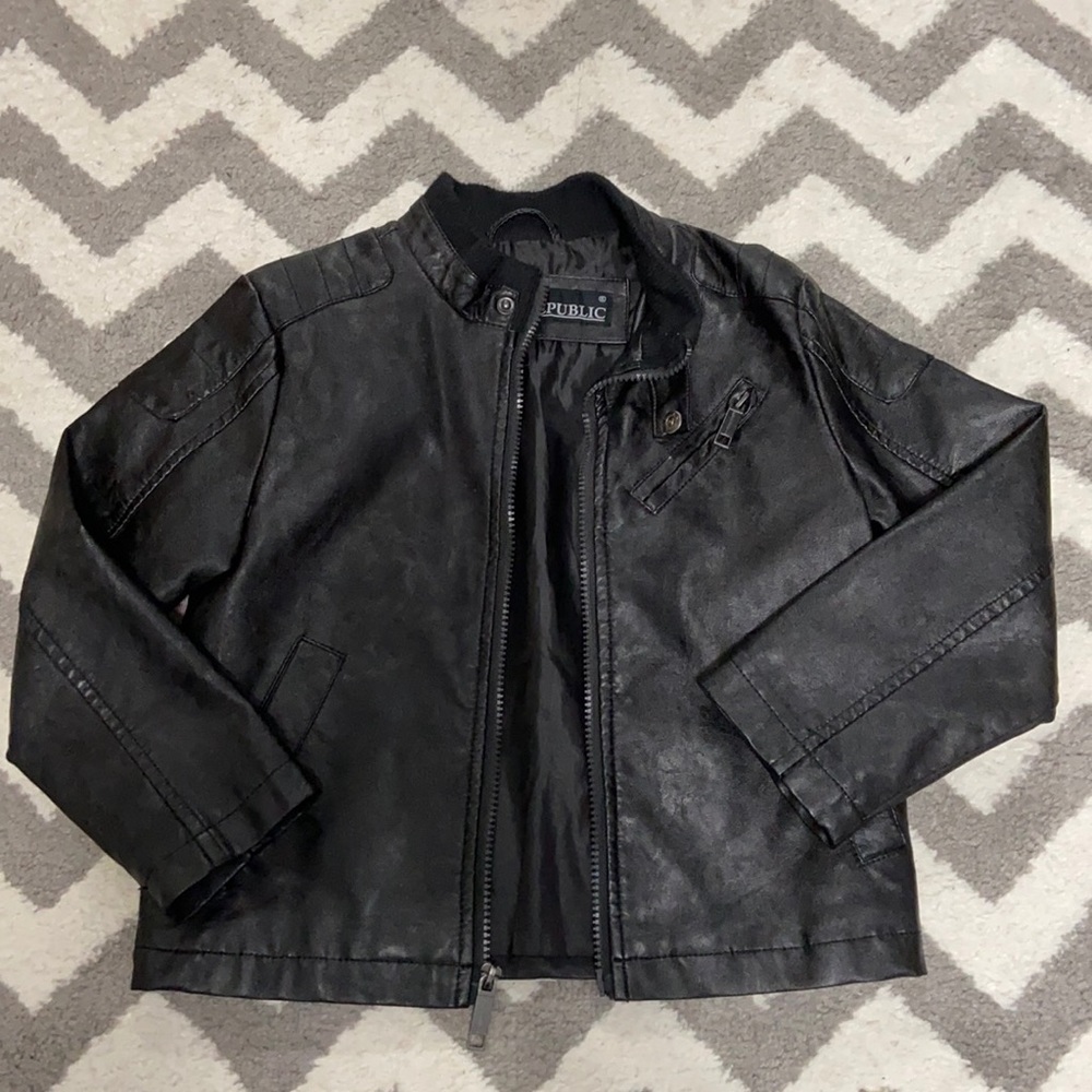Black ‘leather’ jacket